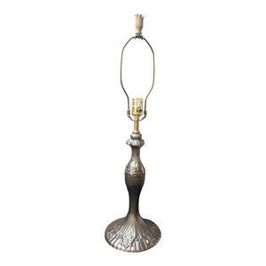 Lamp Base Only-Antique Style Large 29" Cast Metal Base No Shade